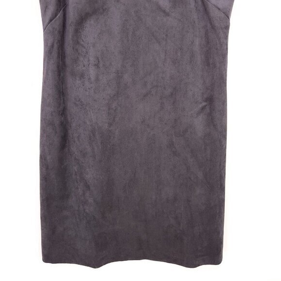Wilfred Free Cami Slip Dress Vivienne Gray Mini Faux Suede Size XS - Picture 5 of 13